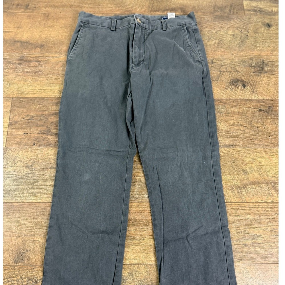 Vineyard Vines Breaker Pant Gray Chino 30x30 98% Cotton‎ Stretch Men